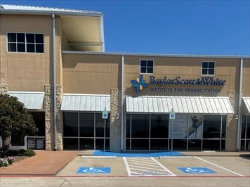 Outside front of building