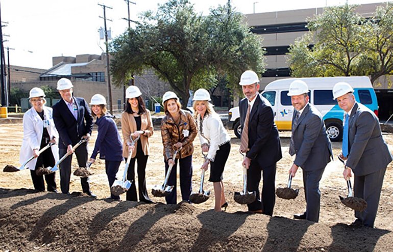 Groundbreaking ceremony at the BSWIR neuro-transitional center